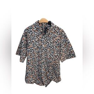 George Classic Fit Men’s Short Sleeve Button Down Shirt - Size XL (46-48).